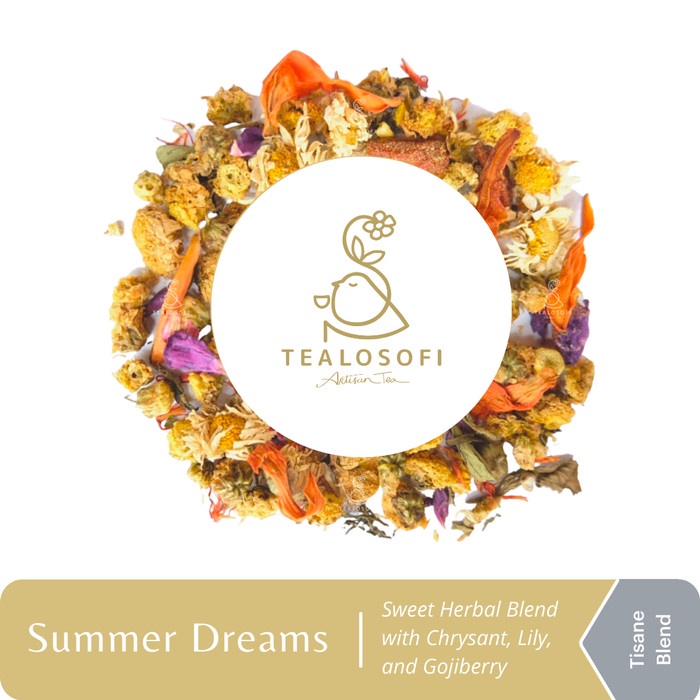 

ORIGINAL MURAH Summer Dreams - Tealosofi Herbal Sweet Blend Tisane Calming Tea Teh