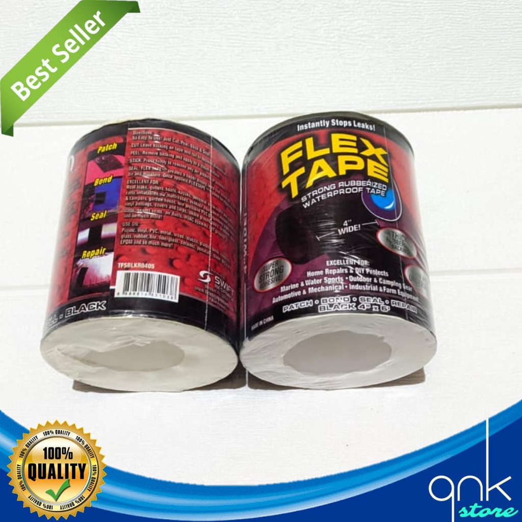 JIMATOR TAPE 4&quot; x 1.5M ISOLASI AJAIB LAKBAN SUPER ANTI AIR WATERPROOF LAKBAN ANTI BOCOR ASBES EMBER LAKBAN SERBAGUNA