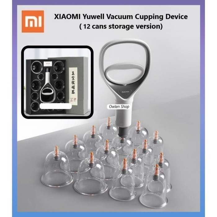 XIAOMI HWATO Vacuum Cupping Device / Alat Kop / Alat Bekam 12 pcs