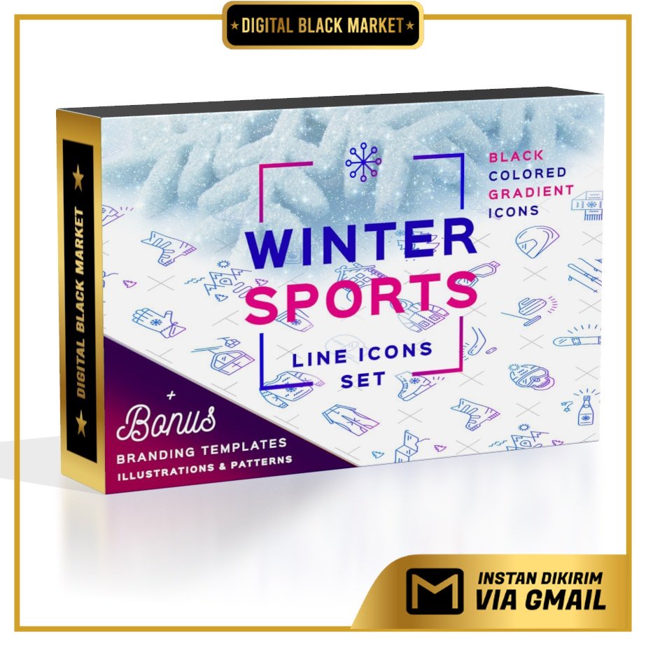 Winter Sport Icons Branding Graphics