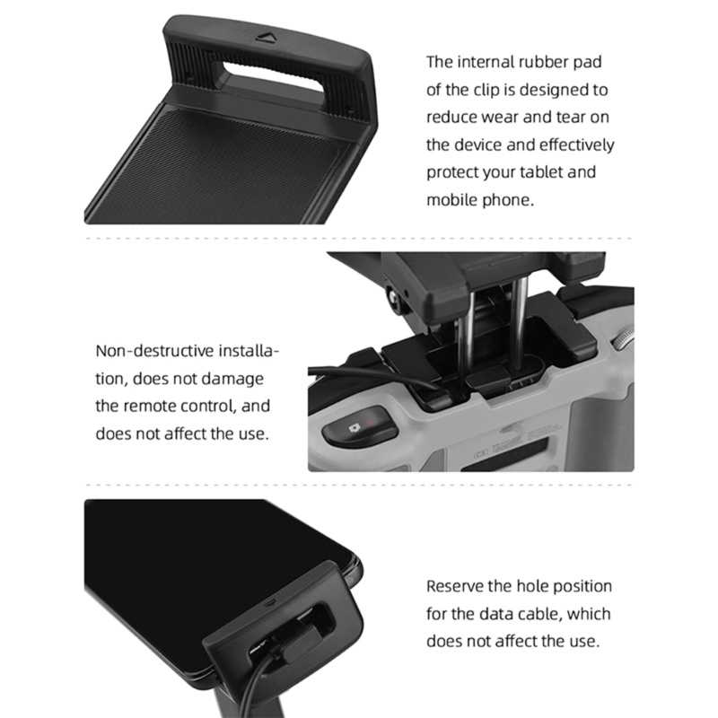 Holder Tablet 4.7-12.9in Untuk Remote Control Mavic Air 2S / 2 / Mavic 3 / Mini 3 Pro