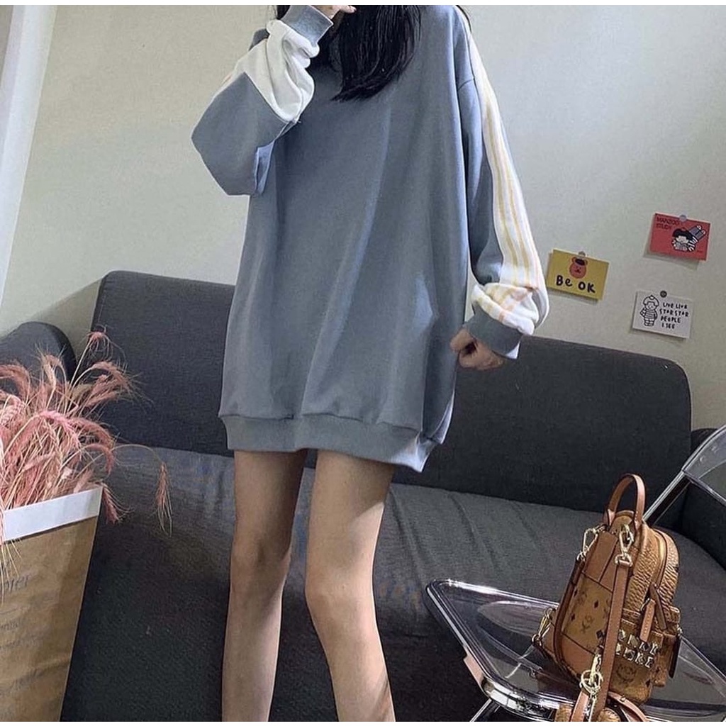 Sweater Wanita | XXL Hand List Sweater Oversize Wanita | Sweater wanita korea