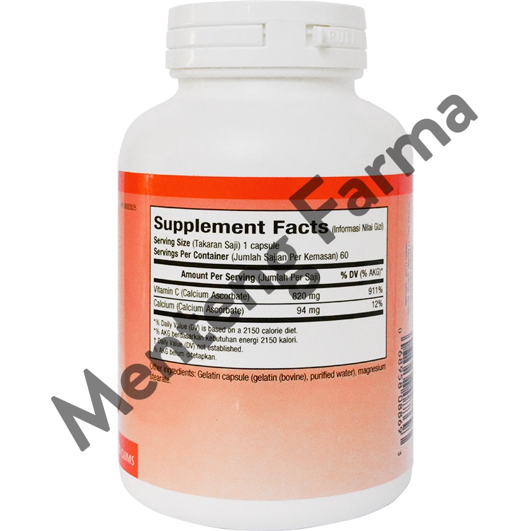 Natural Factors Vitamin C Buffered 1000 mg 60 Kapsul