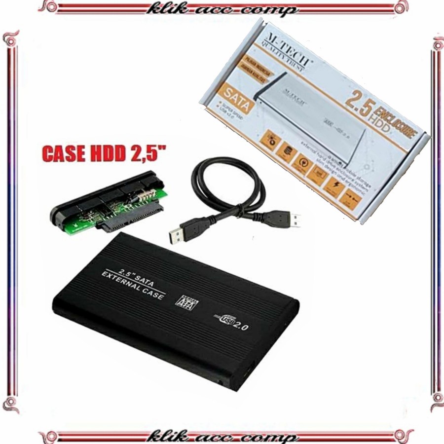 casing Hard disk Laptop Sata 2.5inch Usb 2.0 Case Box Hardisk Laptop