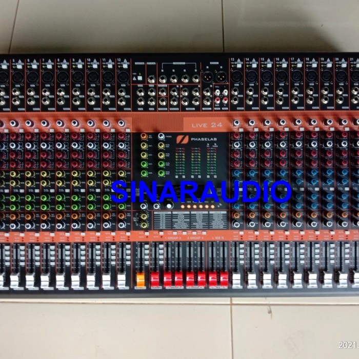 MIXER PHASELAB 24 CHANNRL LIVE24 MIXER PHASE LAB LIVE 24 24 CHANNEL