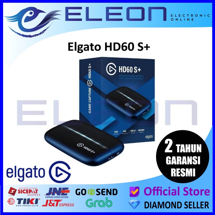 [Acc/Aksesoris] Elgato Hd60 S+ Hd60S+ Hd60S Plus Game Capture Garansi Resmi 2 Tahun Console / Ps /