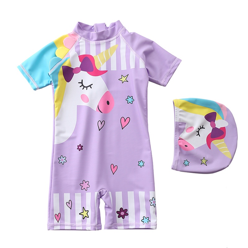 Pakaian Renang Anak Laki Laki Perempuan / Baju Renang Anak / Setelan Renang Anak Karakter / Swimming Clothes