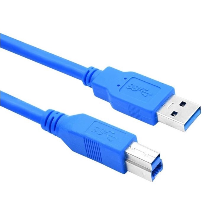 Cable Usb-A to Usb-B 3.0 NB 1.5 meter 5Gbps for printer enclosure docking blu-ray - Kabel Usb3.0 Am-Bm 1.5m