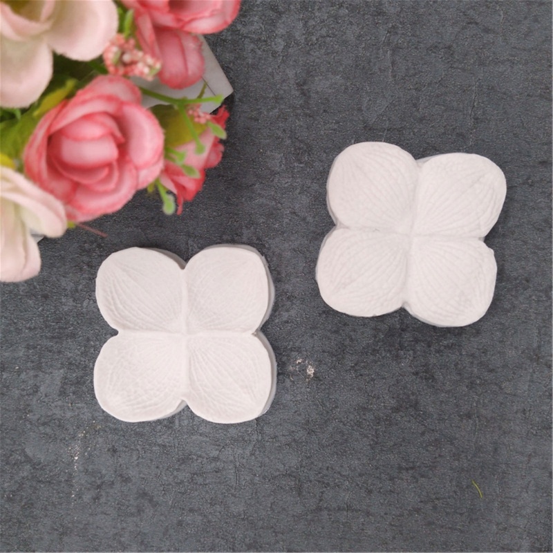 Cetakan Fondant Bentuk Bunga Hydrangea Bahan Silikon Untuk Dekorasi Kue Pernikahan