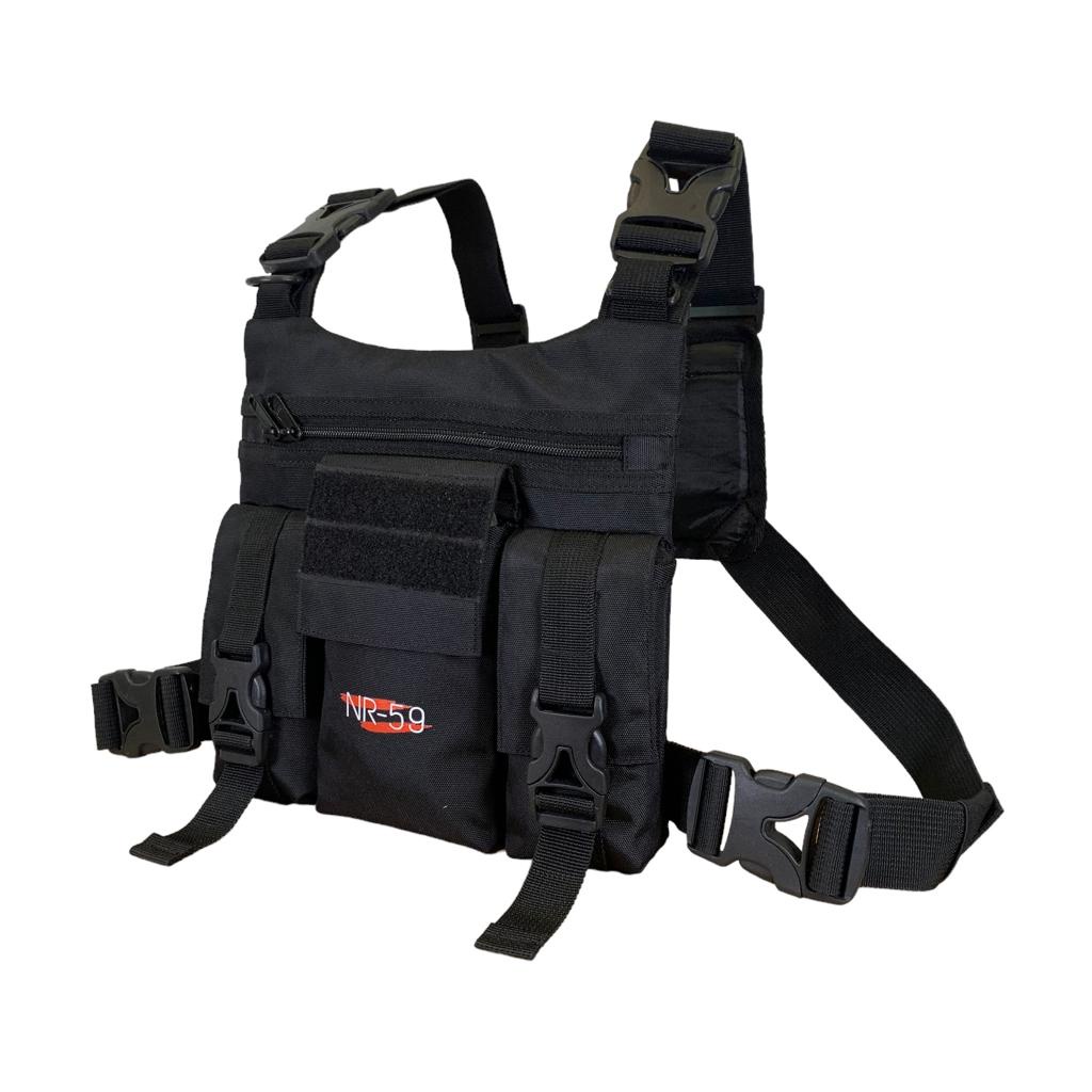 TAS DADA PRIA TACTICAL ORIGINAL NR-59 BLACK / CHEST RIG BAG NR-59 ORIGINAL / CHEST BAG PREMIUM ORIGINAL