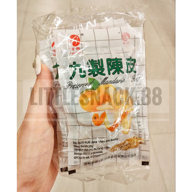 

SEMBOY BAI GUO KULIT JERUK MANDARIN SACHET ISI 5