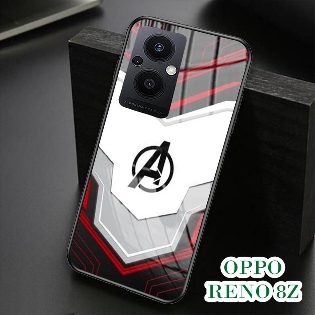 Softcase Glass Kaca OPPO RENO 8Z - Casing HP OPPO RENO 8Z [ S16 ].