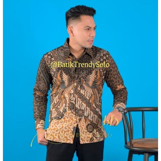 Hem  Kemeja Baju Batik Pria Cowok Laki Laki Slimfit Full Lapis Furing Lengan Panjang Lengan Pendek Original Asli Batik Jumanta Solo Laweyan Size S M L Xl XXL 18