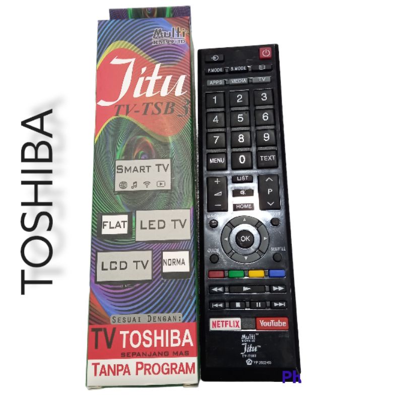 Remot TV Tabung LCD LED Smart TV JITU tanpa program
