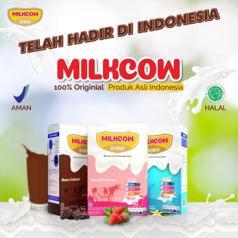 Susu Gemuk Badan MILKCOW 200gr Original