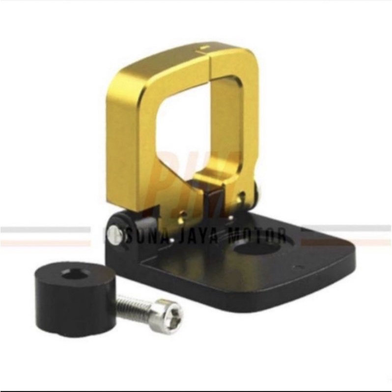 Gantungan barang bulat kotak lipat black diamond universal full cnc