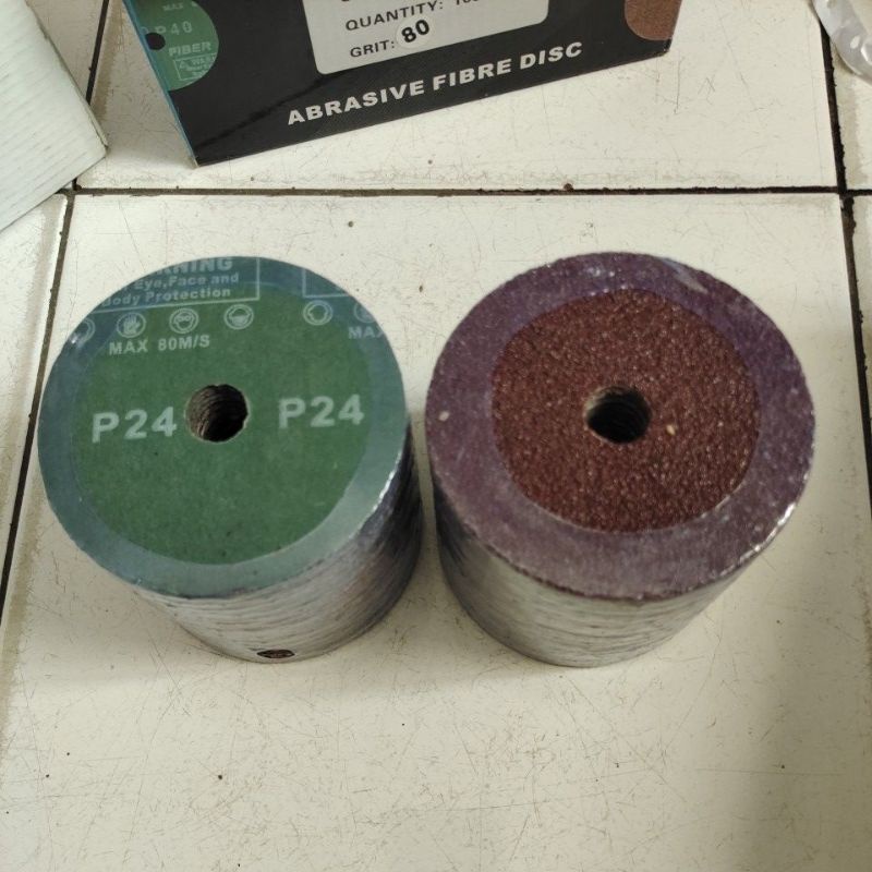 Amplas fiber disk #24 / amplas bulat #24 / amplas sanding disk #24