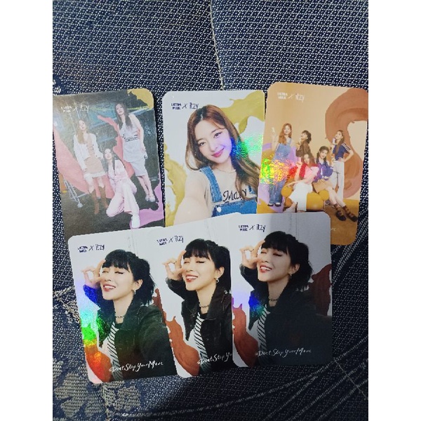 Photocard UltraMilk x Itzy