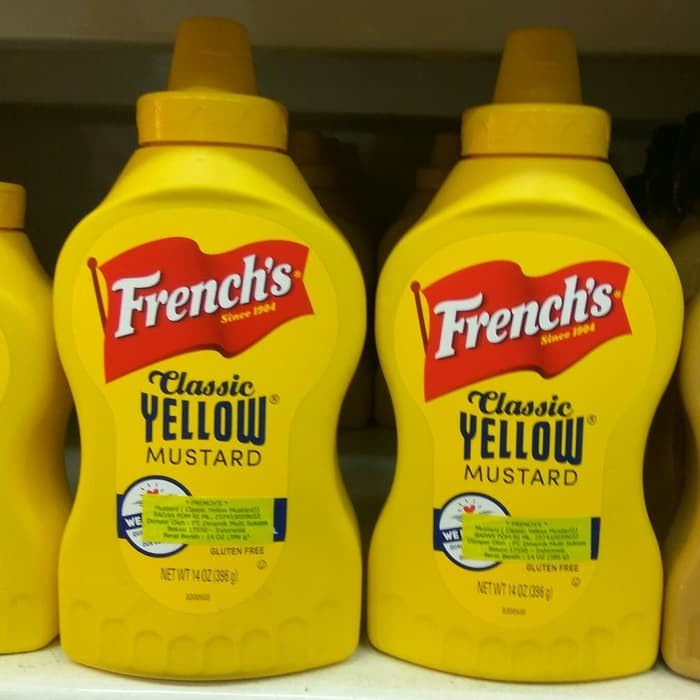 

French classic yellow mustard 396g