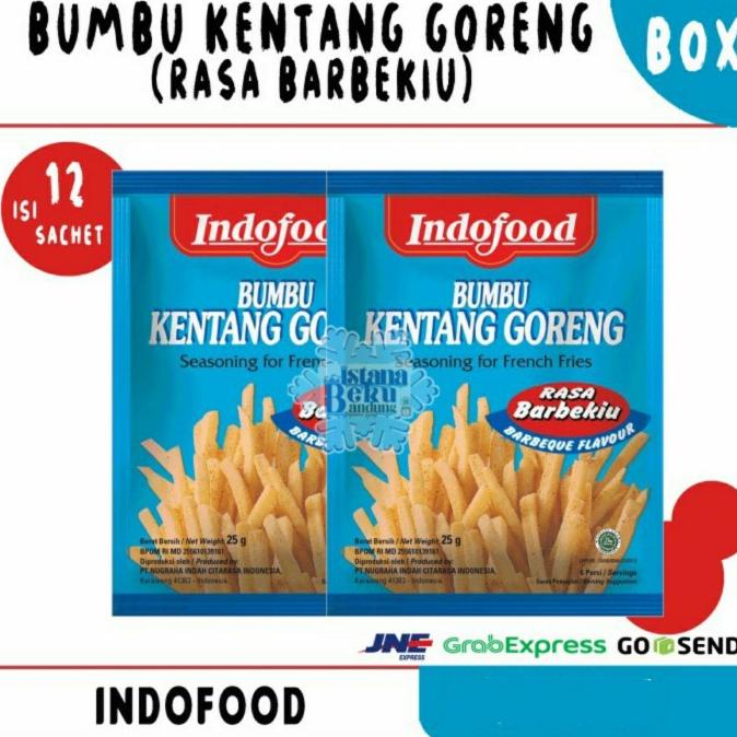 

@=@=@=@=] Indofood Bumbu Kentang Goreng Rasa Barbekiu 25gr (1 Box = 12 Sachet)
