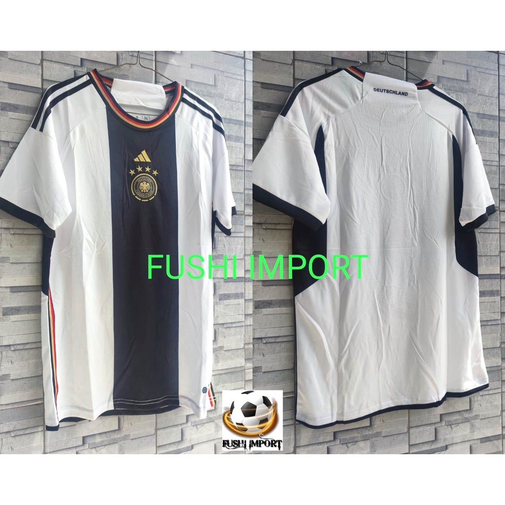 Jersey Baju Bola Jermann Home Piala Dunia World Cup 2022 Germany Grade Ori