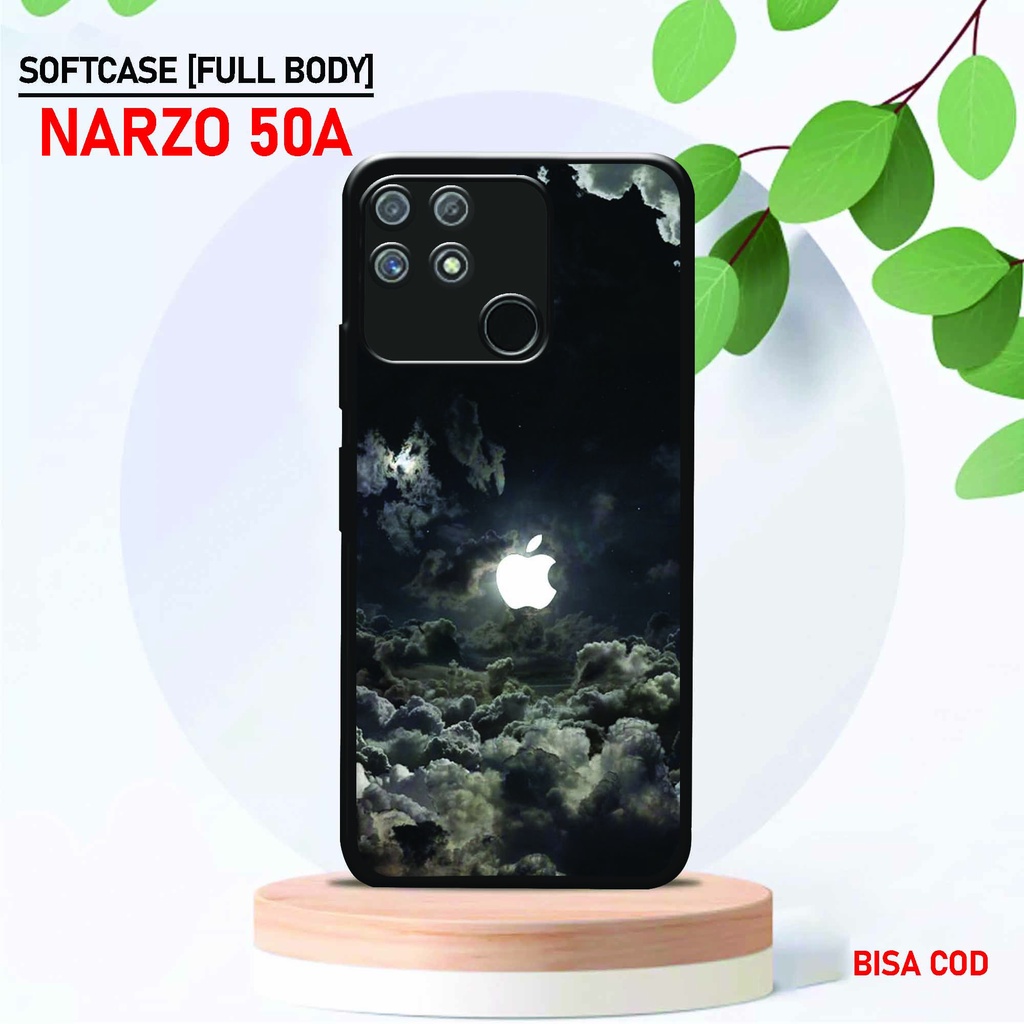 Softcase Kaca Kilau Realme Narzo 50A - ( SC 1 ) Case Full Body Realme Narzo 50A - Silikon Glossy Rea