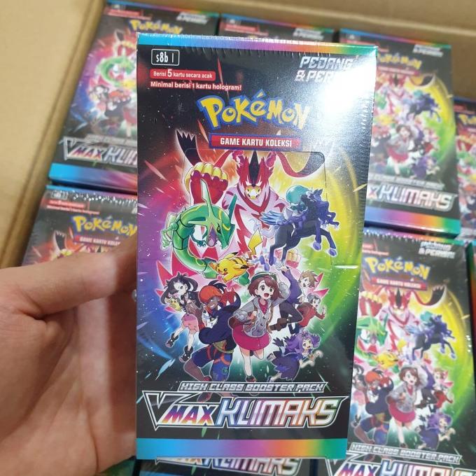 Kartu Pokemon Indonesia - Booster Pack VMax Klimaks s8b 1 Box Sealed