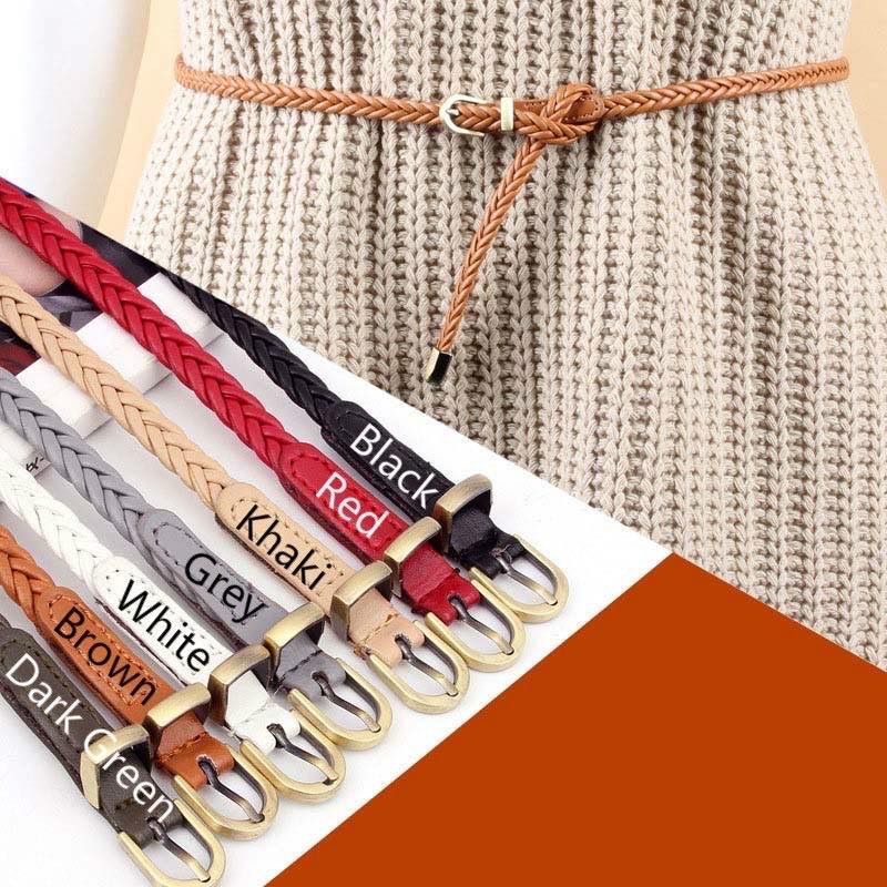 Ikat Pinggang Gesper Belt Kecil Wanita Bahan Kulit PU / Tali Pinggang Wanita / Gesper