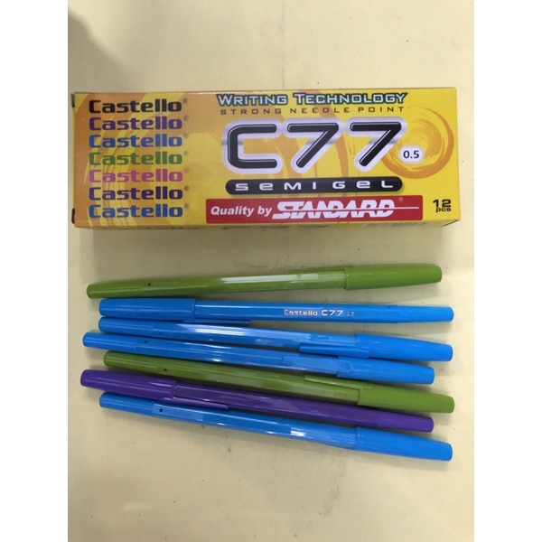 

Castello standard C77 hitam isi 12 0.5mm