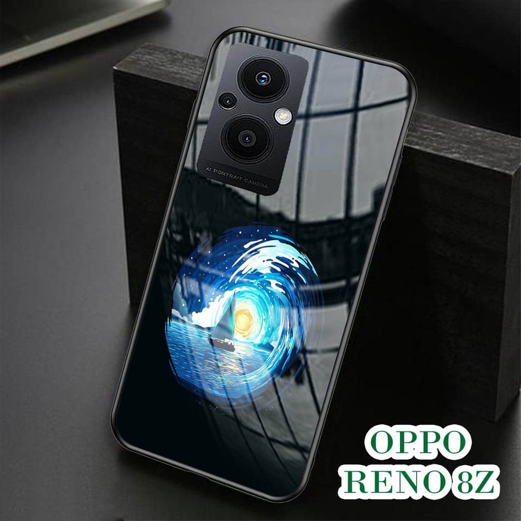 Softcase Kaca Oppo Reno 8z - Case Handphone OPPO Reno 8z [T72].