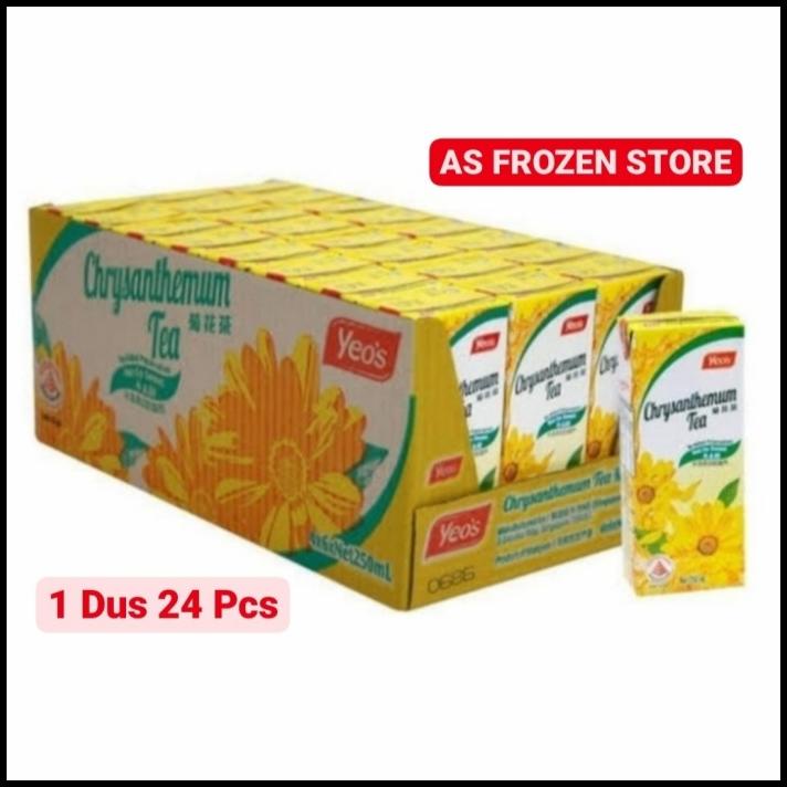 

Yeos Chrysanthemum Tea 250 Ml / Teh Bunga Krisan 250 Ml 1 Dus 24 Pcs