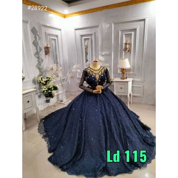 GAUN PENGENTEN JUMBO MASA KINI/GAUN DUYUNG XXL/GAUN PAYET BUNGA 3D | BAJU WEDDING MEWAH | BAJU PENGANTIN TERBARU