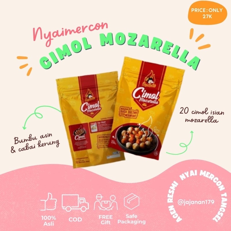 

Nyai mercon cimol mozarella (agen resmi) yg