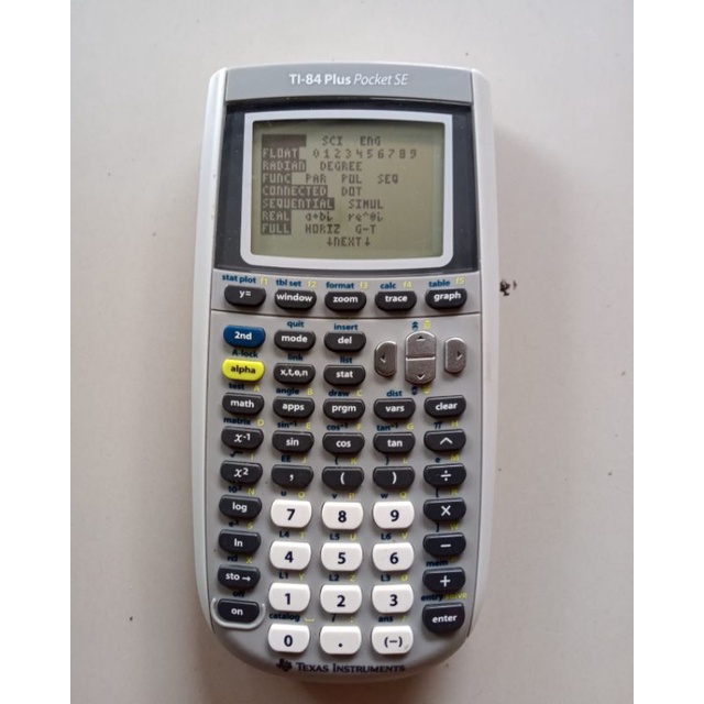 

kalkulator texas instruments ti-84 plus pocket SE