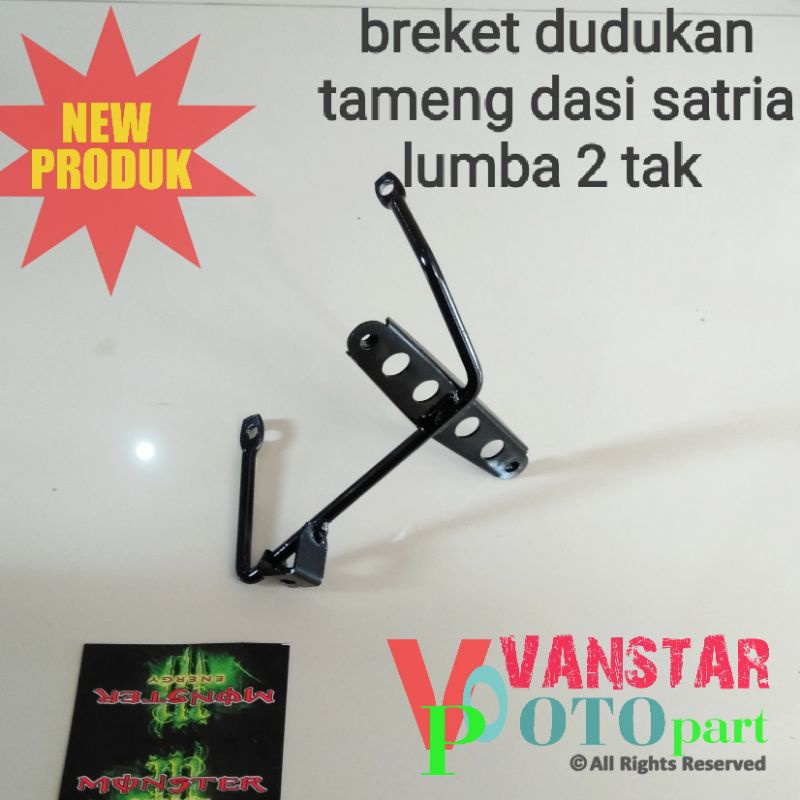 breket dudukan panel dasi depan satria lumba 2 tak