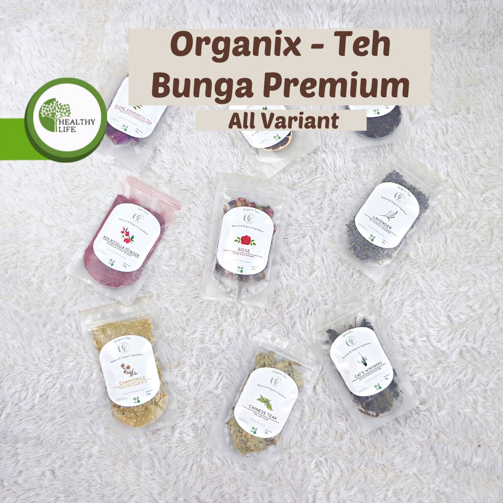 Organix - Teh Bunga Premium All Variant / Flower Tea Pouch