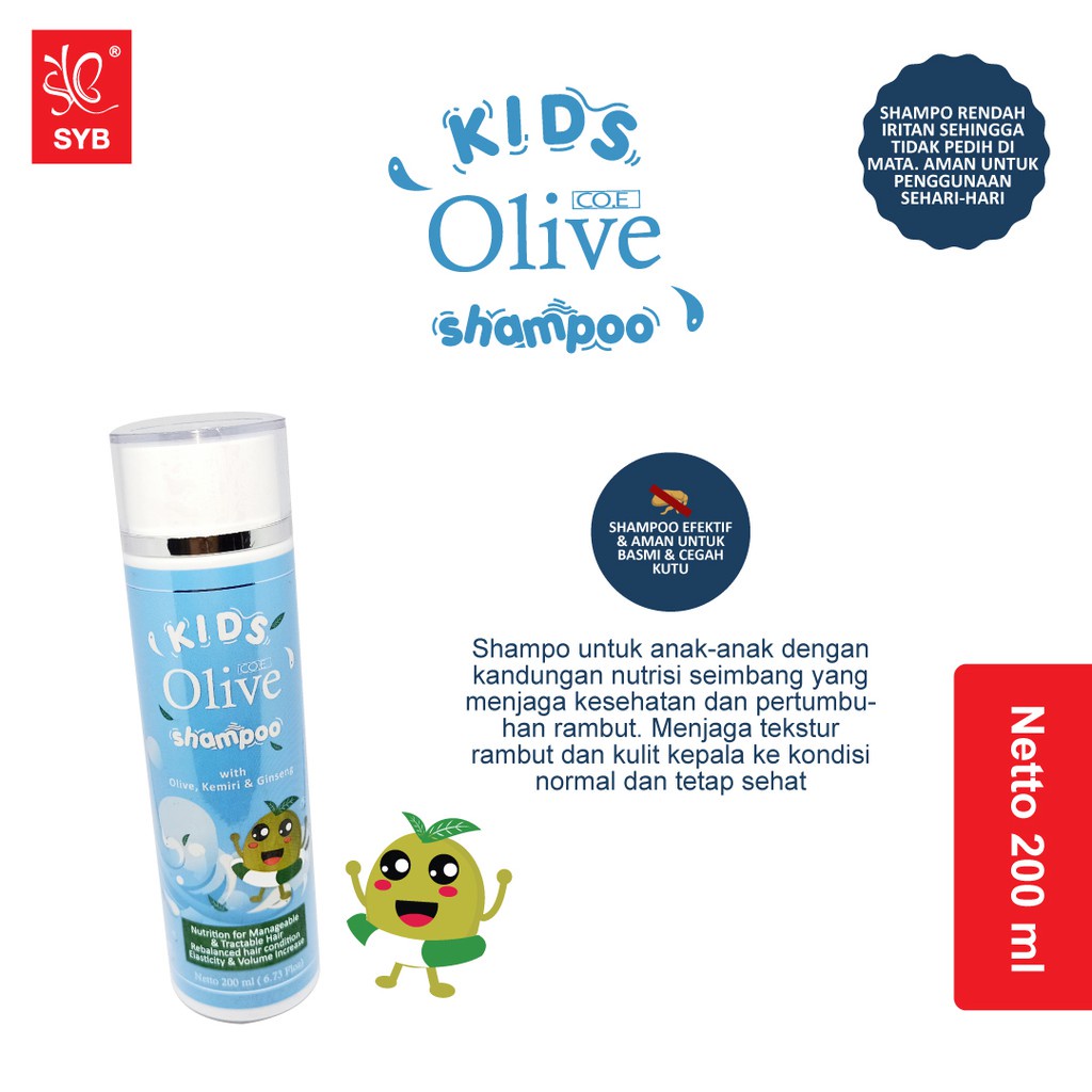 SHAMPO KIDS COE OLIVE ORIGINAL / SHAMPO ANAK OLIVE by syb