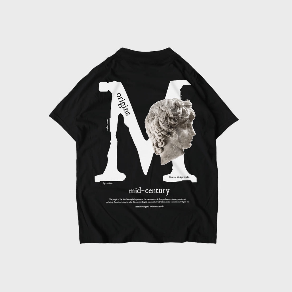 TSHIRT - MIDCENTURY [BLACK]