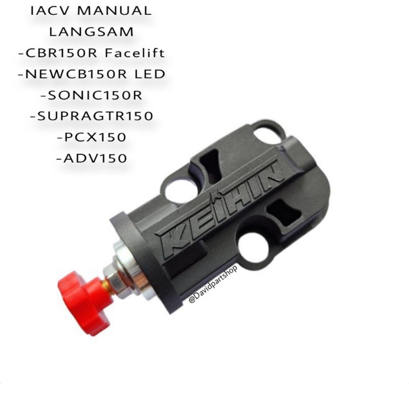 IACV manual setelan langsam CBR150R/new cb150r/sonic150r/supragtr