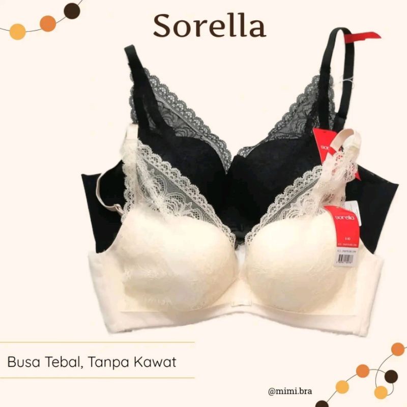Sorella Bra  Luxe Beauty Push Up Tanpa Kawat Cup B