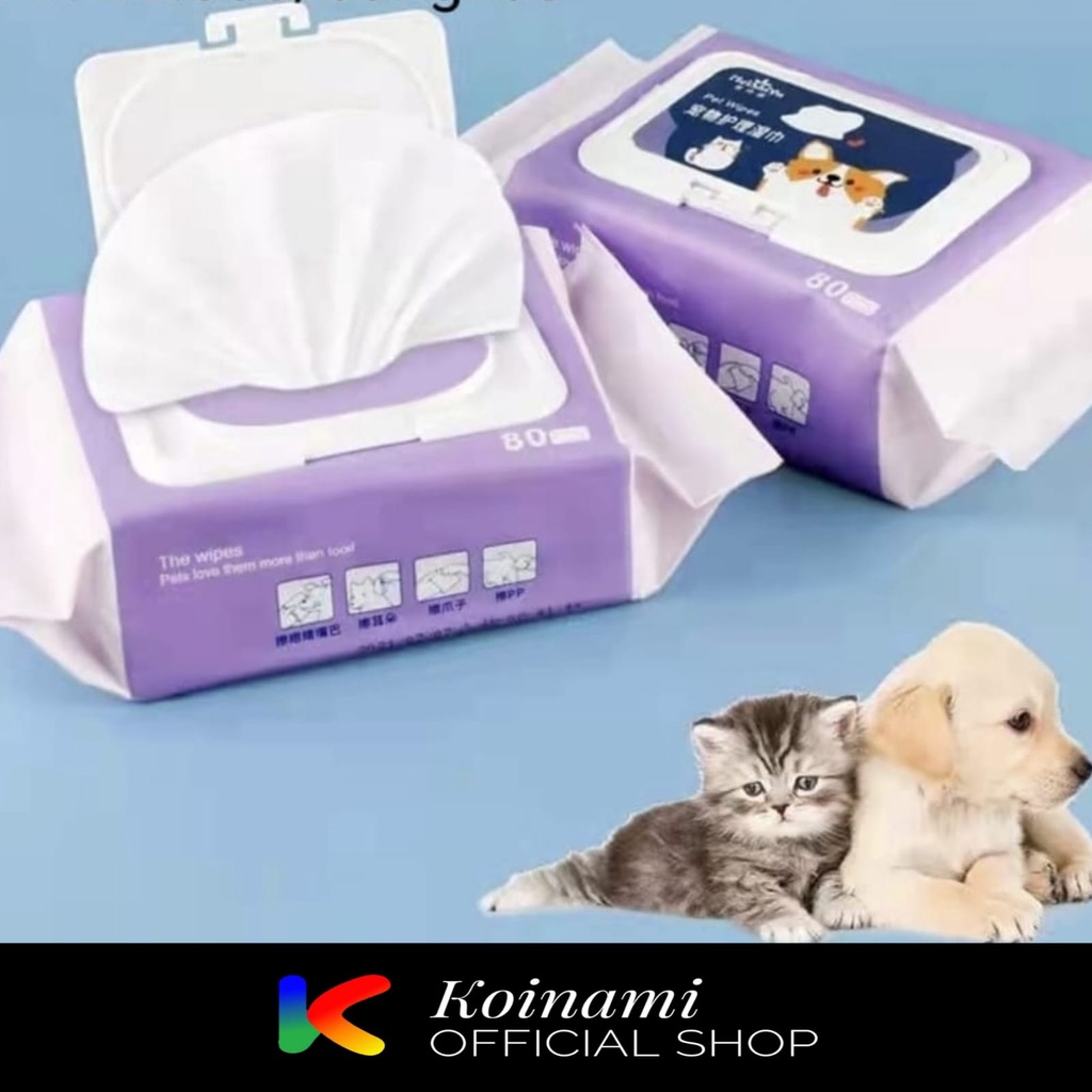 CLEANING WIPES TISSUE / TISU BASAH ANJING KUCING