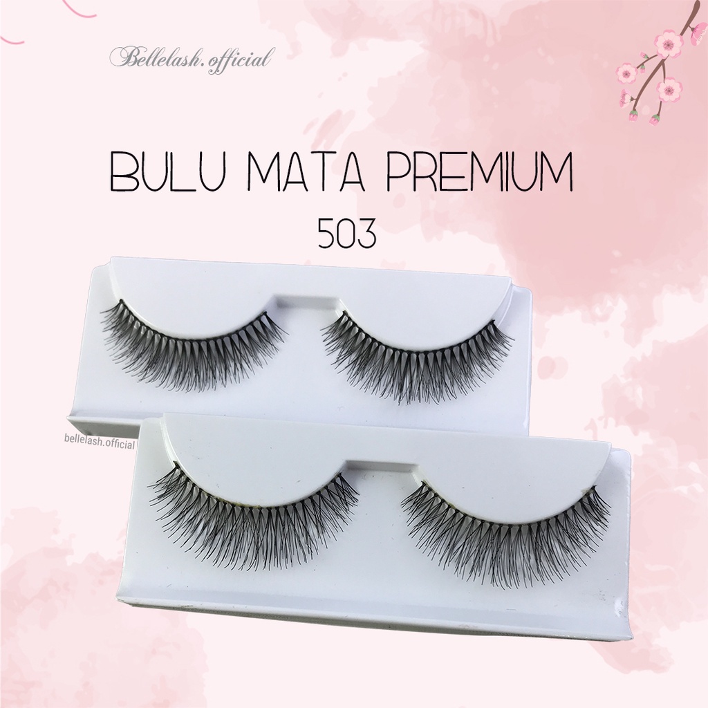 503 Bulu Mata Palsu Handmade Natural False Eyelash Eye Lashes Premium Series