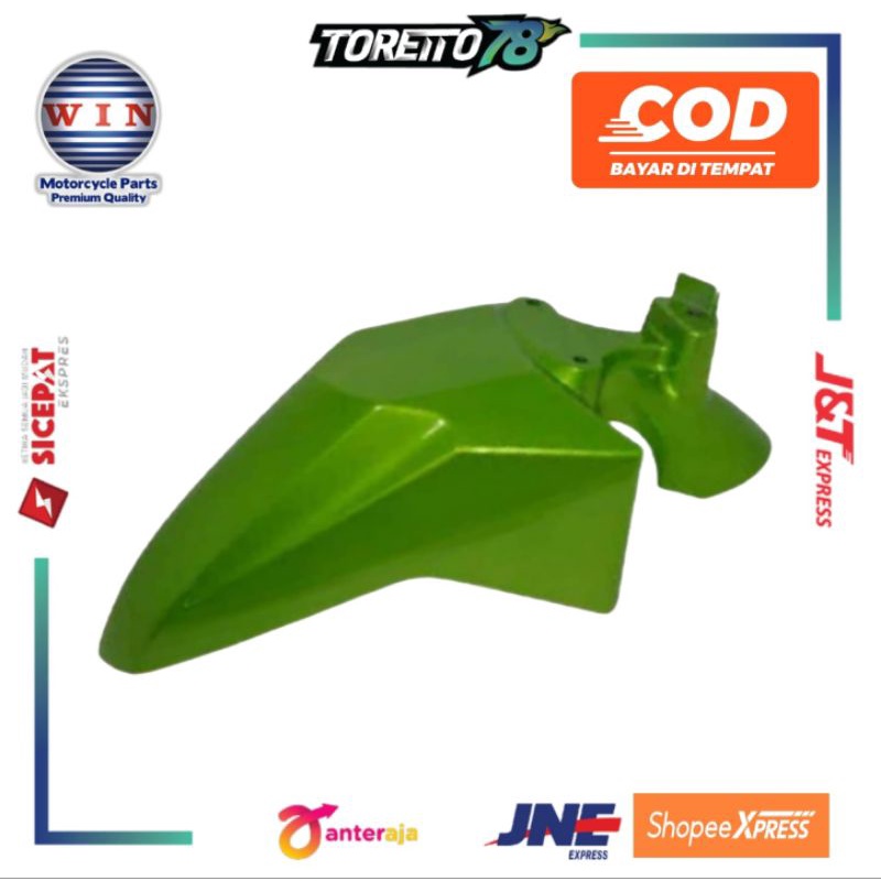 Slebor Depan Front Fender Spakboard Merk WIN Depan Honda Beat Fi 2012 Up