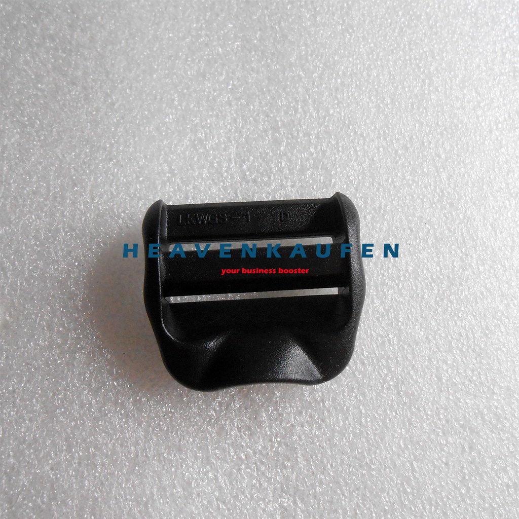 Adjuster YKK Ring Tangga Ring Jalan Tas Punggung 2,5 cm Poly Acetal Hitam Kokoh Kuat Anti Patah Type LK25WGS-1