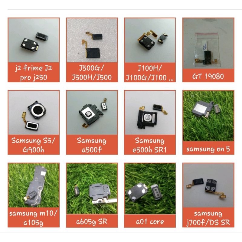 JUAL CEPAT !!!   speaker atas bawah samsung j2 frime J2 pro j250f/j250/j320G/J500G/J100H/GT 19080/Sa