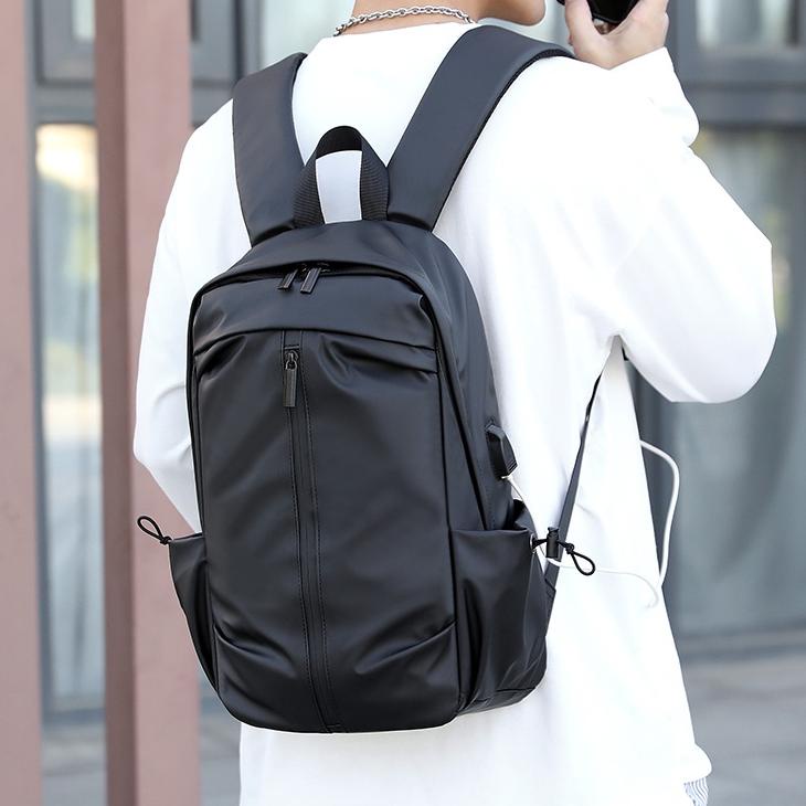 Terpercaya Tas Ransel Pria HAOSHUAI 3397 Anti air Bahan Dolby lotto Coated