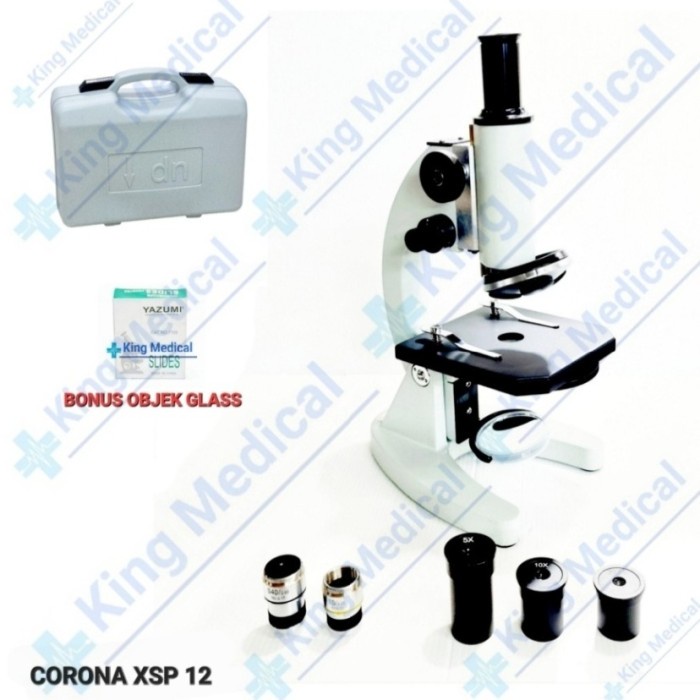 Mikroskop Cahaya XSP 12/Mikroskop Monokuler SMP SMA Pembesaran 500x