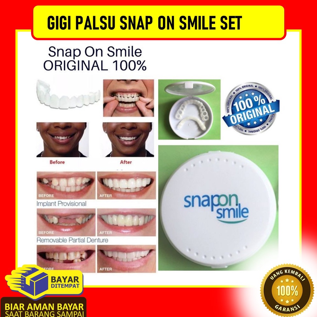 Gigi Palsu Instan Atas Bawah Untuk Ompong |Gigi Palsu Asli Dokter |Gigi Palsu Instan Atas Bawah bisa