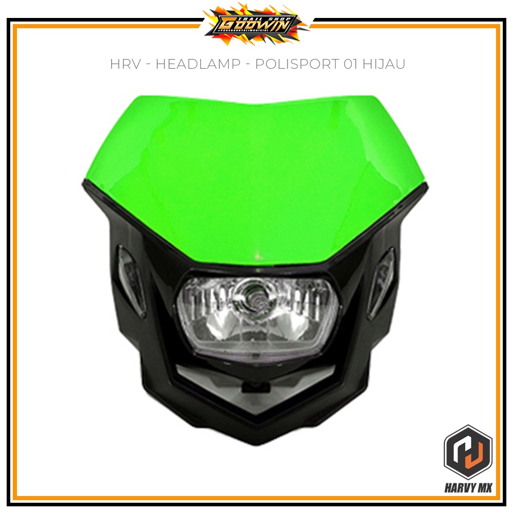 Reflektor Headlamp Batok Lampu Depan HRV Polisport 01 KLX 150 BIGFOOT DTracker New CRF 150L Universal