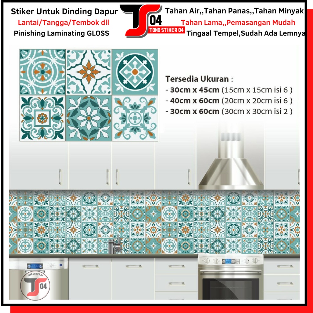 Wallpaper Stiker Dinding Dapur/Tangga/Lemari/Meja/Tembok/Lantai/kamar T-05